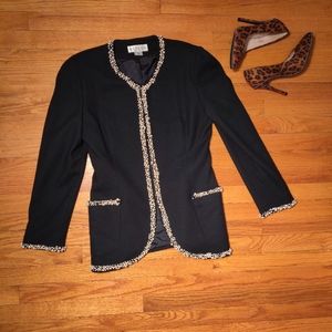 Pearl Trim Blazer